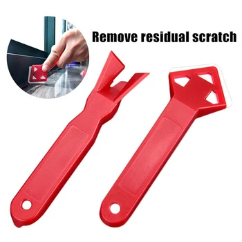 

2Pcs Mini Household Cleaning Tools Remove Residual Glue Scraper Glass Shovel Practical Floor Cleaner Tile Cleaner Surface Glue