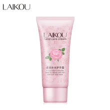 Laikou Rose Hand Cream Moisturizing Nourishing Anti Chapping Hand Lotion Plant Essence Dry Rough Protect Skin Care 60g
