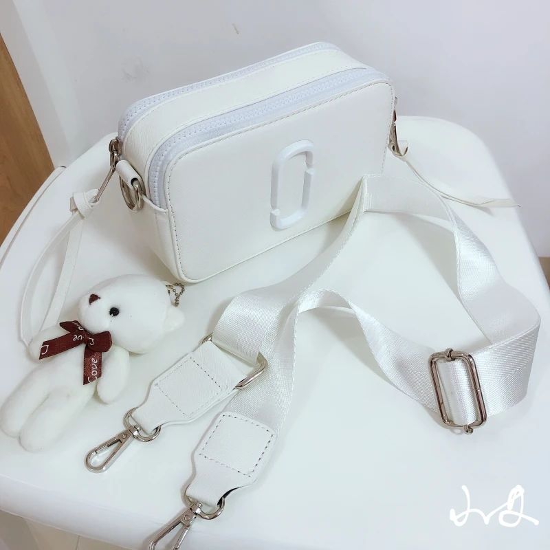 

RAZALY High quality brand bag designer camera white purse handbags women small flap satchels wide strap clutch Shoulder leather