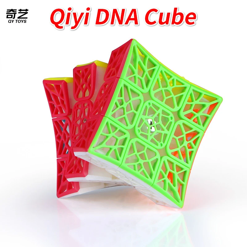 Новейший QiYi DNA Plane вогнутый 3x3 магический куб без наклеек новейший 3 x3x3 скоростной куб игрушки для детей