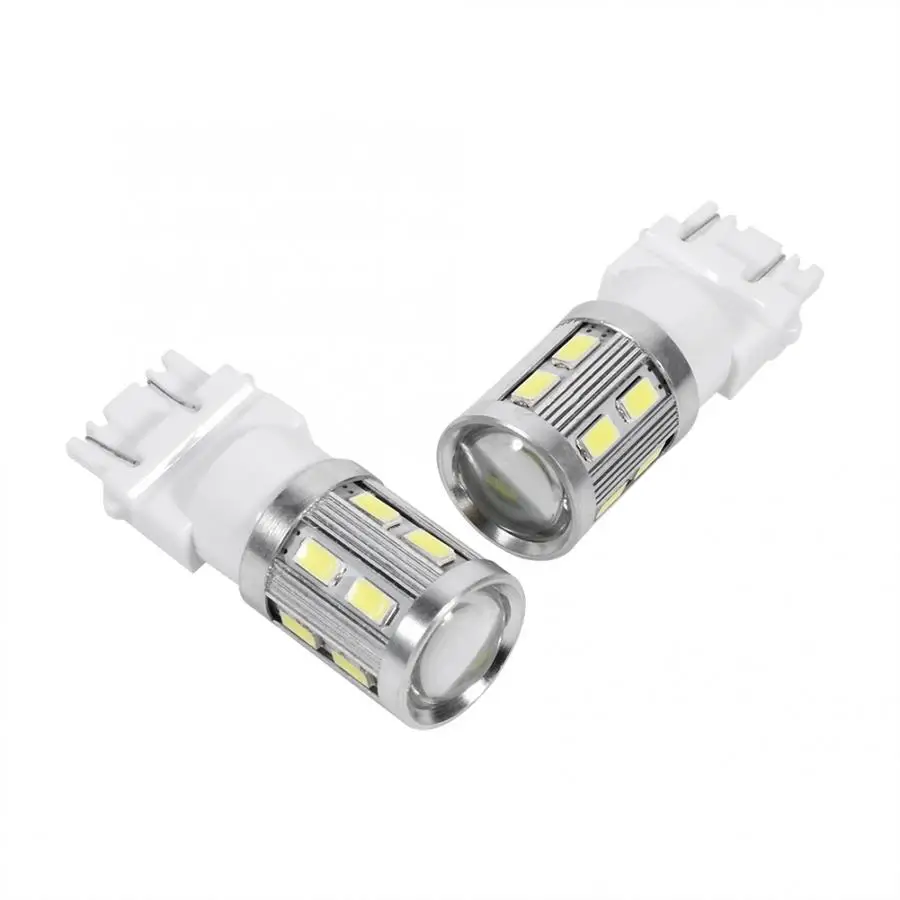 Горячая высококачественный 1 пара высокомощный 13 SMD светодиодный 5 Вт T25 Белый Сигнал поворота Автомобильные лампы автомобильные аксессуары