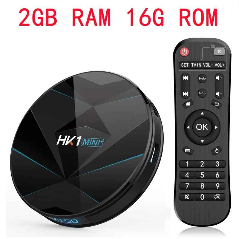 best digital antenna HK1 MINI+ Android 10.0 Smart TV Box 4K 4G 64G Media Player Dual Wifi Set Top Box RK3318 Quad Core Google Voice Assistant TV Box cable box for tv TV Receivers