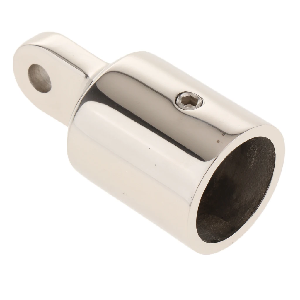 7/8 inch Boat Hand Rail Center Stanchion Stainless Steel - Top Cap Fitting Boat Marine Stainless Steel Universal for Boat