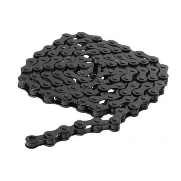 2Pcs/Pack Sturdy Bicycle Chains (1-Speed, 1/2 x 1/8-Inch, 96L, Black), Easy Install