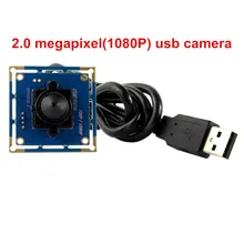 ELP Бесплатный драйвер VGA 120fps USB2.0 веб-камера OV2710 hd-сенсор 2MP 1080P мини-камера с 3,7 мм контактным отверстием объектива