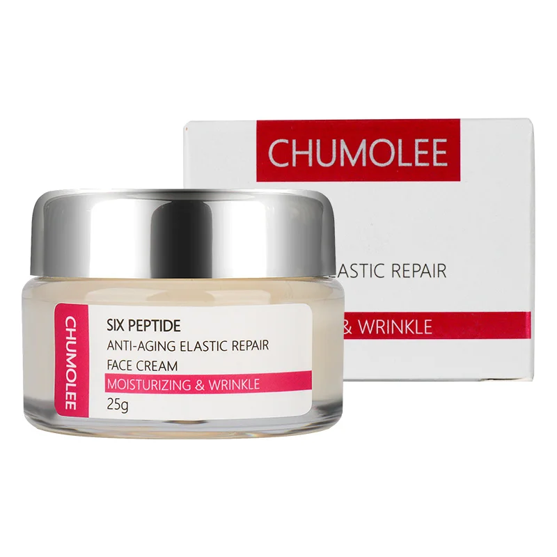 

2pcs CHUMOLEE Six Peptide Face Cream Anti Wrinkle Anti Aging Dry Skin Hydrating Firming Lifting Day Night Cream Skin care