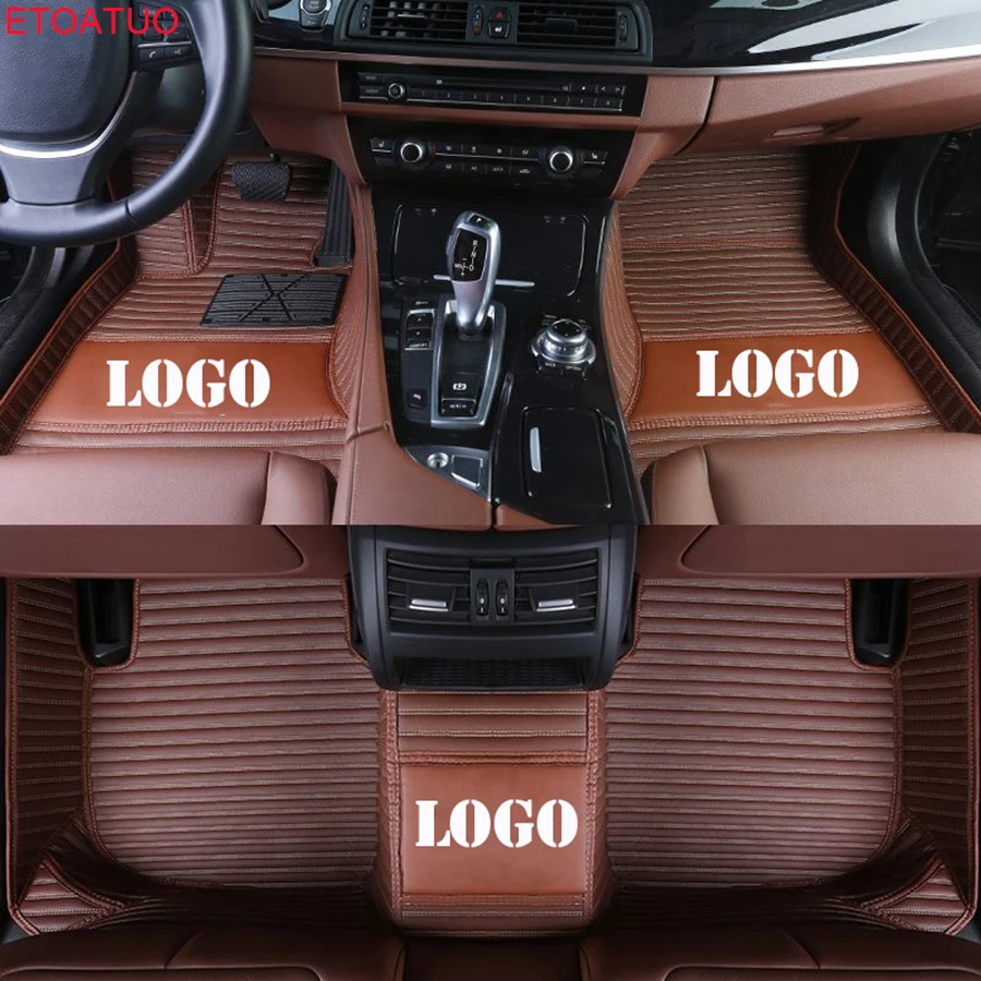 ETOATUO custom logo car floor mats for Maserati all models GranTurismo Ghibli quattroporte Levante styling auto accessories | Автомобили и