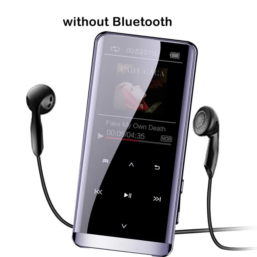 8G/16G Мини Bluetooth Mp3 плеер сенсорный экран Lossless запись ручка HIFI музыкальный плеер с микрофоном OTG - Цвет: No Bluetooth