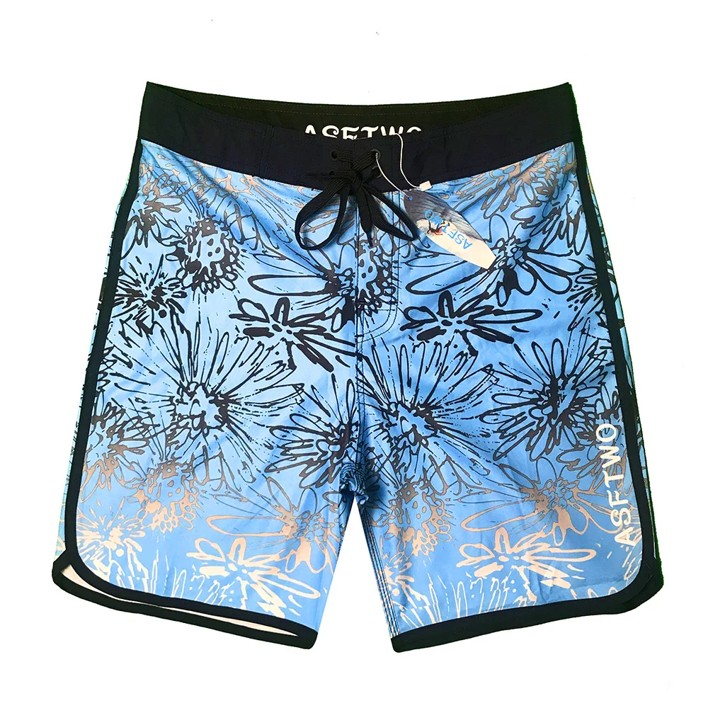 Men's Five-minute Beach Pants, Waterproof Summer Beach Pants, Surf Printed, Loose Casual Shorts