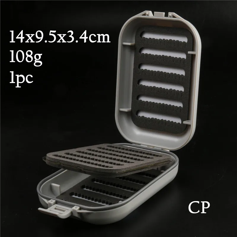 CP 1PC Maximumcatch пластиковая коробка для ловли нахлыстом откидывающаяся вкладка с разрезом легко захватываемый пенопластовый крючок - Цвет: CP 1PC
