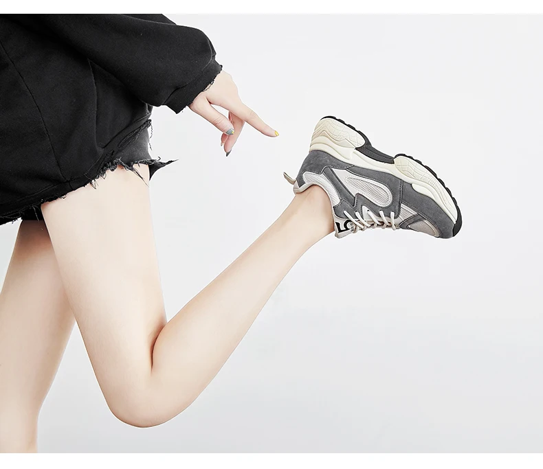 Модная женская обувь; кроссовки; женская обувь; Ulzzang; Студенческая спортивная обувь; спортивная обувь на толстой подошве для женщин; светильник; прогулочная обувь