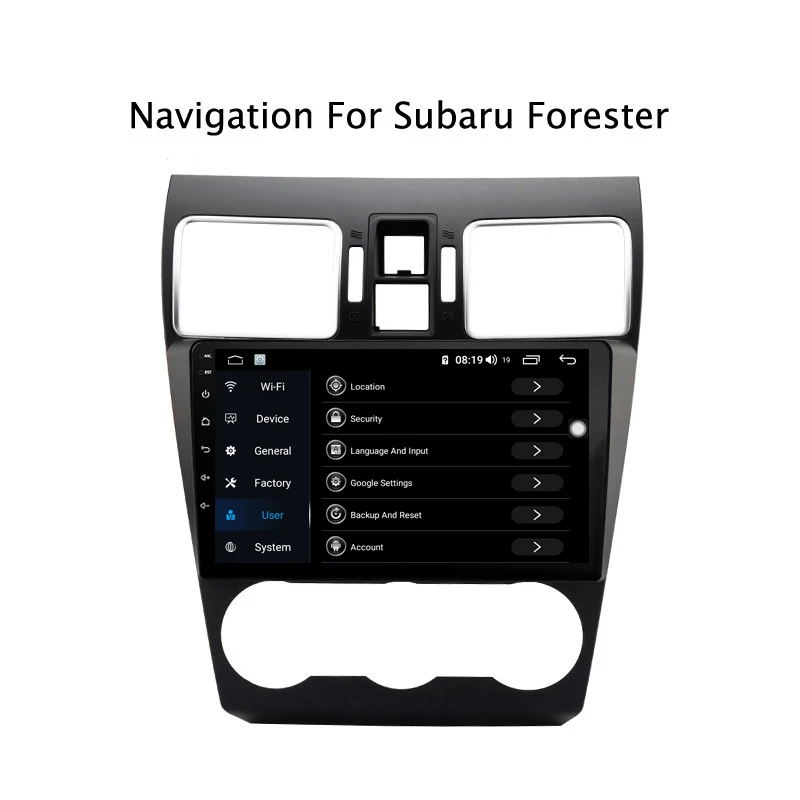 Ectwodvd 9 дюймов Andriod 8,1 автомобильный DVD gps для Subaru Forester 4G ram 64G rom CarPlay DSP 4G LTE с wifi