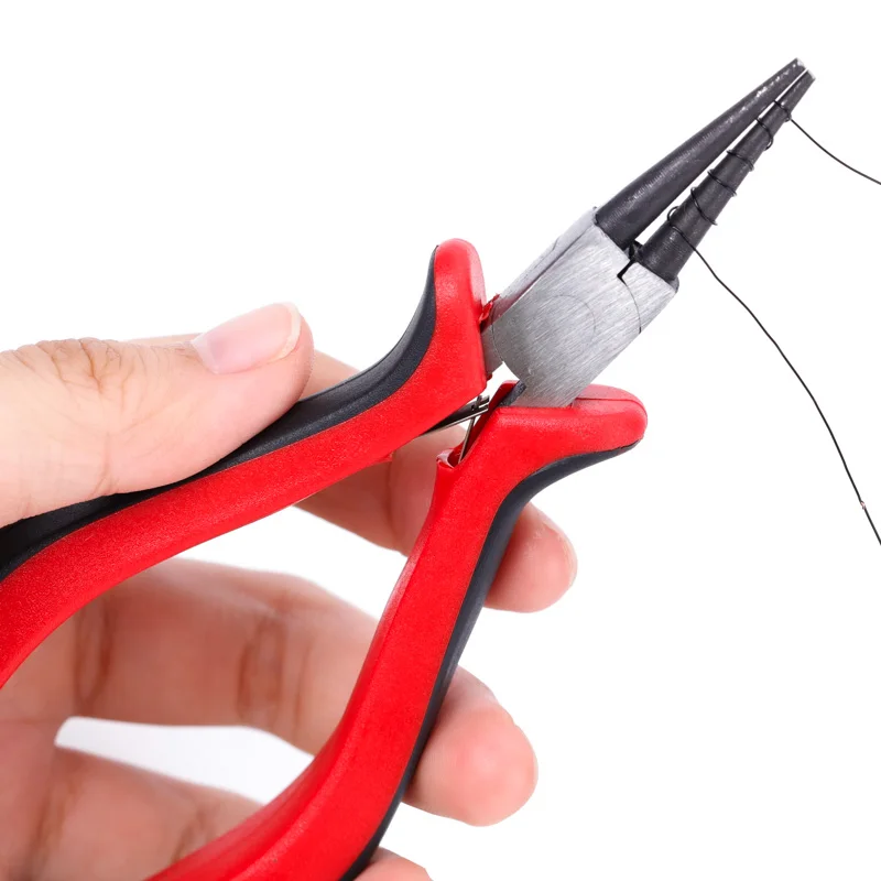 DIY аксессуары аппаратные инструменты Розовый тиски черный круглый носок острый рот проволока резка плоскогубцы