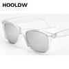 HOOLDW-gafas de sol polarizadas para mujer, lentes de sol transparentes con marco de visión nocturna, reflectantes, con UV400 ► Foto 1/6