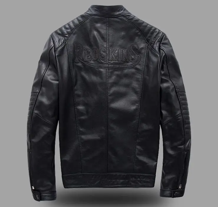 Мужская Черная мотоциклетная байкерская куртка из натуральной кожи, куртка-бомбер для пилота, мужская куртка авиатора из натуральной коровьей кожи
