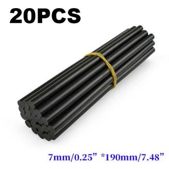 

20pcs Hot Melt Black Glue Sticks Dent Hail Repair Removal Paintless Car Machines