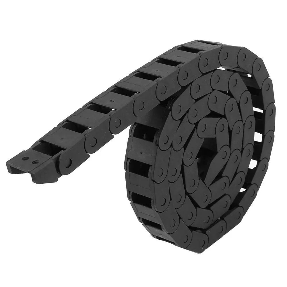 Cable de cadena de arrastre con conectores de extremos, herramientas de maquina enrutadora CNC, 10x20mm, 10x20mm, L1000mm