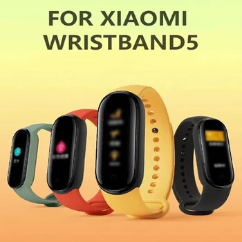

Colorful Bracelet For Xiaomi Mi Band 5 Sport Strap Band Silicone Wrist Strap For Xiaomi Mi Band 4 Smartband Mi Band 5 Strap