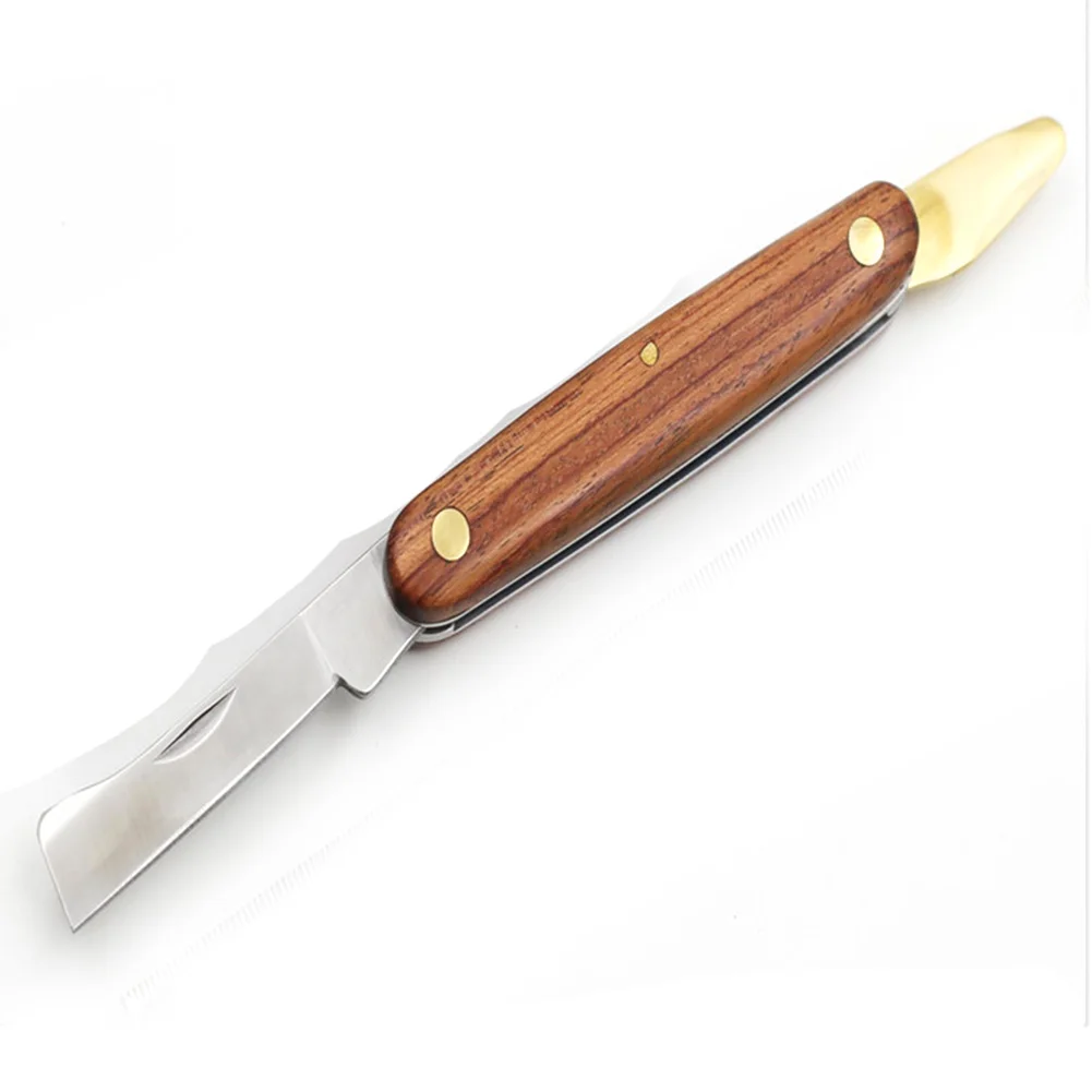 

Ergonomics Foldable Trimming Twigs Garden Tool Cutter Home Tree Weeding Wooden Handle Grafting Scissors Outdoor Pruning Seedling