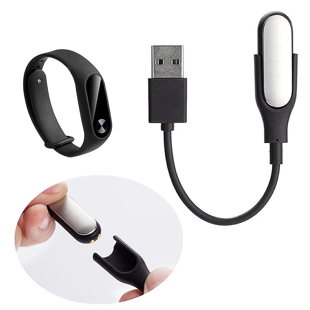 Новое умное зарядное устройство Шнур сменный USB кабель для зарядки с адаптером для Xiaomi Mi Band 3 2 1 фитнес-трекер Смарт-часы браслет