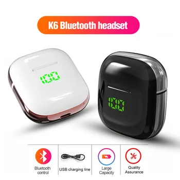

Mini 5.1 Bluetooth Earbuds Digital Display Touch Control Dual HD Call Wireless Headsets for iphone Xiaomi Huawei Vivo Earphones