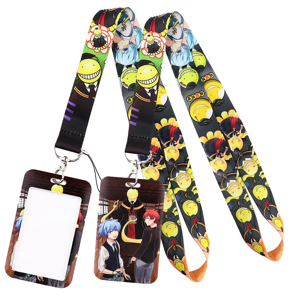 LB1759 Assassination Classroom Lanyard for Key Neck Strap lanyards id badge holder Chain Holder Rings Accessories | Украшения и