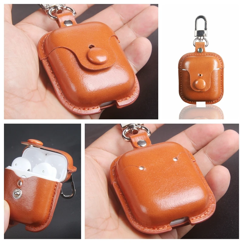 For OPPO ENCO FREE Ture wireless headphones case luxuly Oil skin bright hard PU leather cover Pure color Classic smart cover new