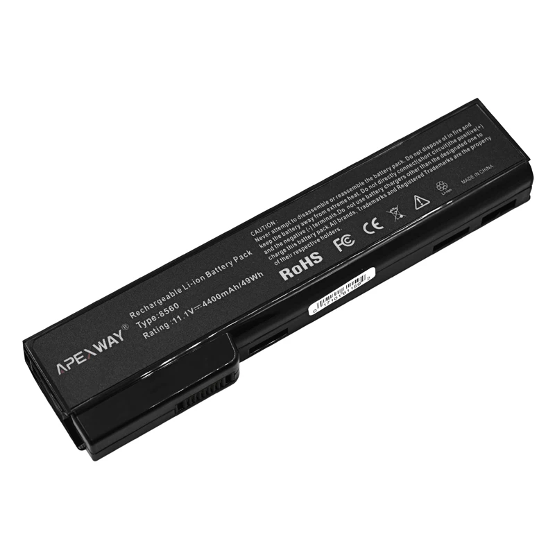 Аккумулятор Apexway 4400 мАч для HP EliteBook 8460p 8460 Вт 8560p ProBook 6360b 6460b 6465b 6560b 6565b CC06 CC06X CC06XL|battery