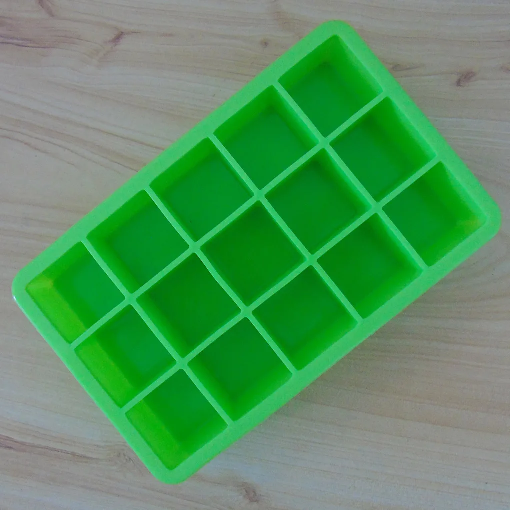 15 решеток квадратной формы ледяной кубик формы лоток силиконовые фрукты эскимо мороженое производитель для вина Кухня Бар