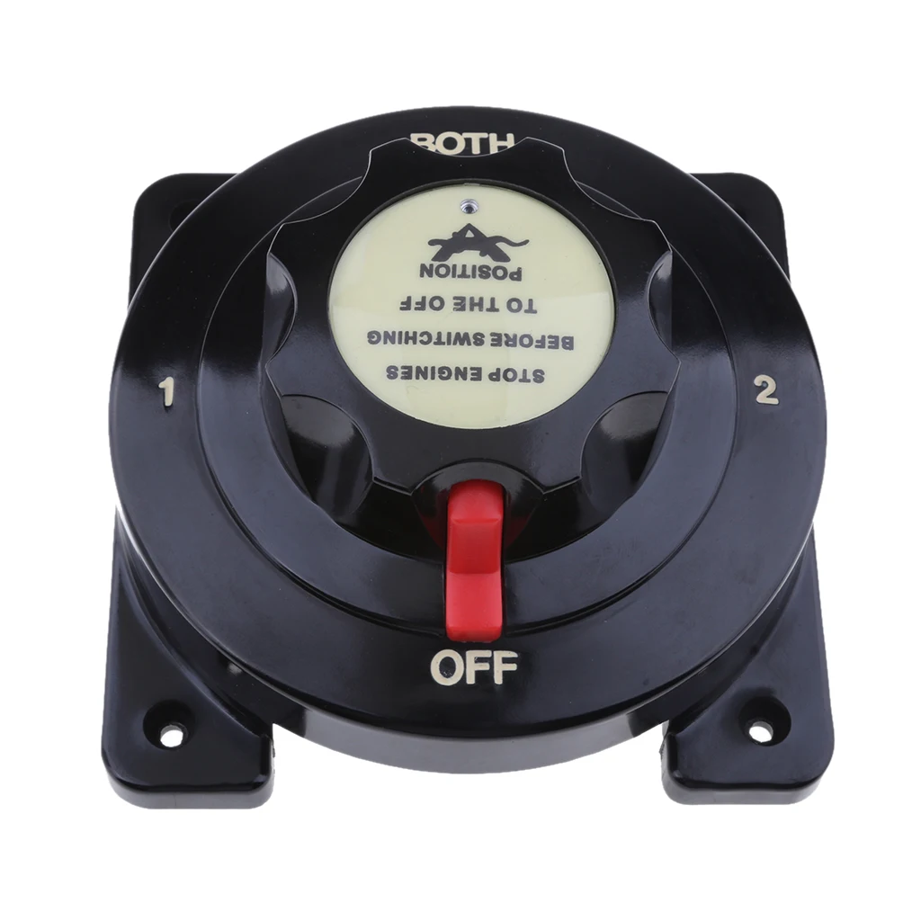 Battery Relay Isolator and Relay Extra Heavy Duty Dual Battery Isolator Switch For 6V-32V 300AMP