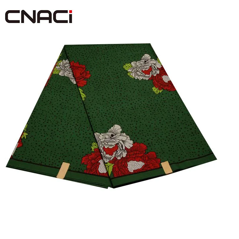 

CNACI Free Shipping Ankara African Wax Print Fabric Wax Tissu Africain Shaoxing Printing African Ankara Fabrics 6 Yards/Piece