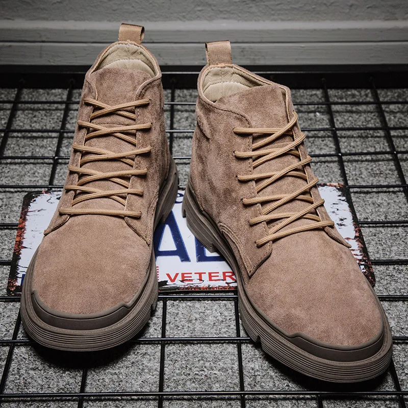 

Autumn & Winter Martin Boots Men's 2019 New Style British-Style Casual Shoes High Shoes Desert Boots Versatile Worker Boot