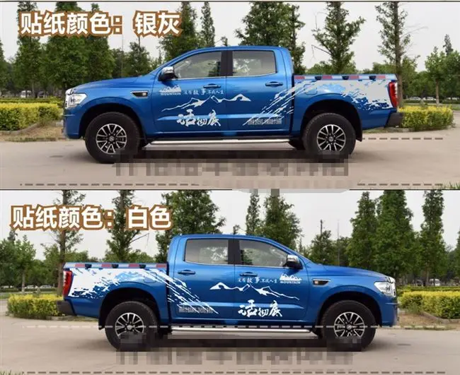 Автомобильная наклейка для Suzuki DMAX, наружная наклейка для кузова DMAX, наклейка на тело, цветок, внедорожная модификация