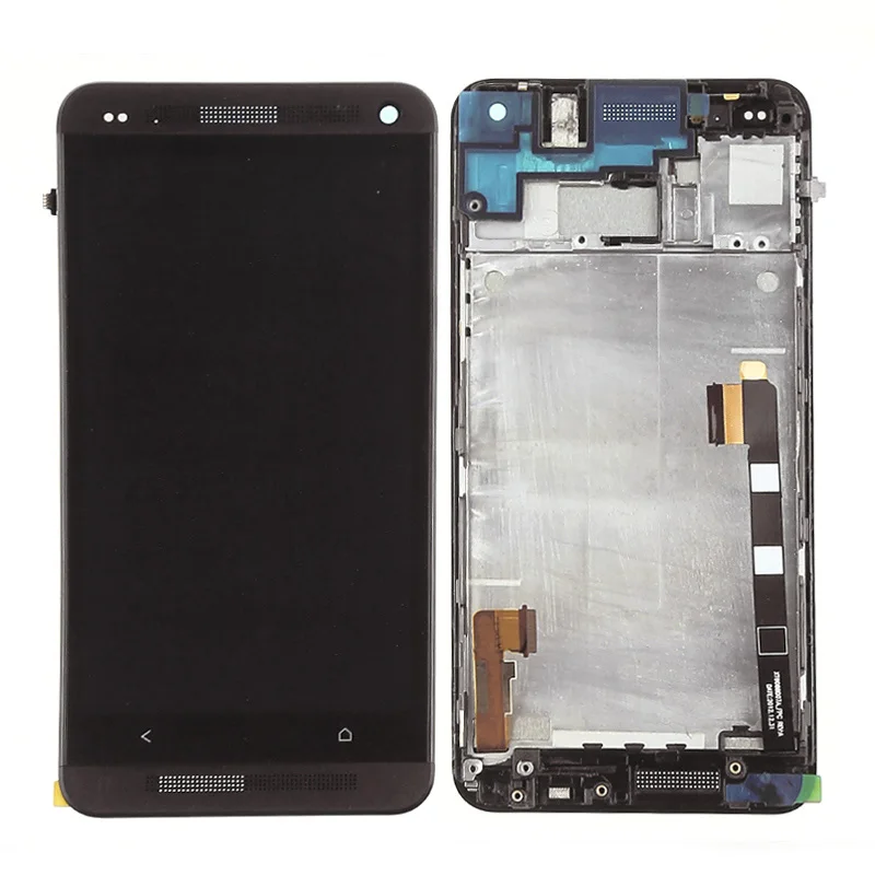 4.7" For HTC One M7 LCD Display and Touch Screen Screen Digitizer Assembly Replacement With Frame For HTC One M7 801E