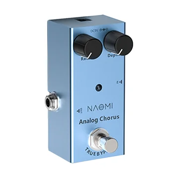 

NEP-07 Analog Chorus Guitar Effect Pedal with Depth and Rate Knobs Fresh and Extensive Chorus Effects Pedal for Electric Guitars