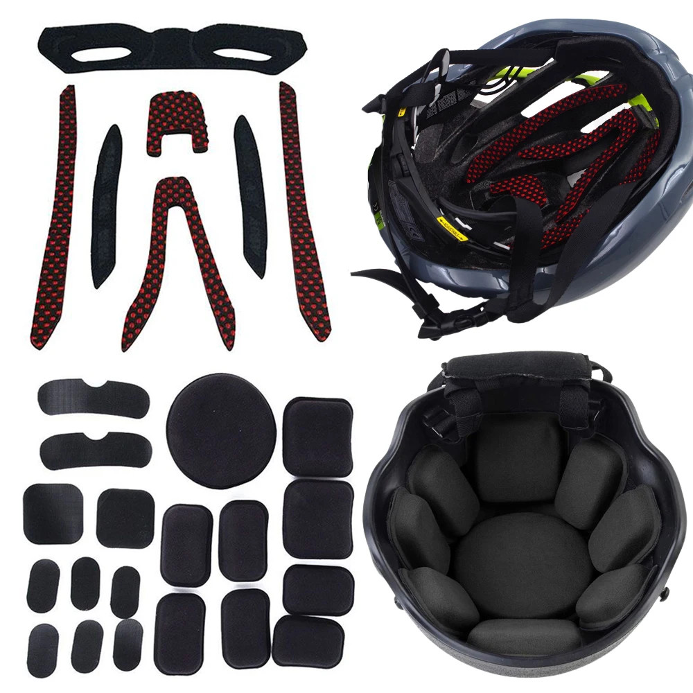 1SetBicycleHelmetFoamProtectiveStickerHuntingShootingCycling