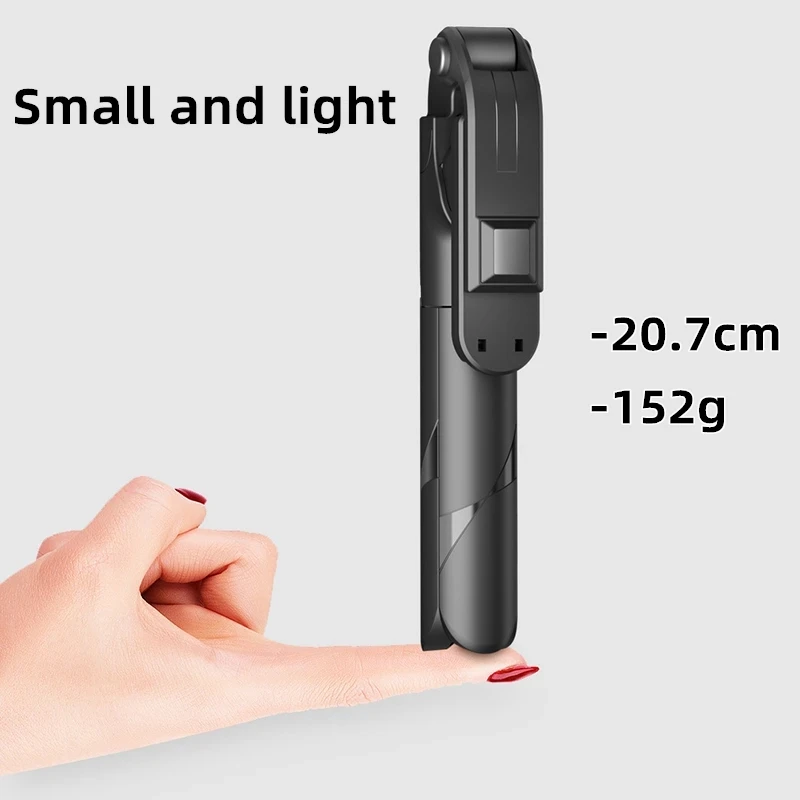 Mini Selfie Stick Led Fill Light Bluetooth Tripode Para Movil Lamp Phone Stand Portabl Con Luz Palo Extensible Video Stojak