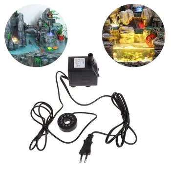 

110V-240V Submersible Water Pump LED Aquarium Fountain Fish Pond Tank US/EU Plug For Fish Tanks Plants Growth Supplies Tool