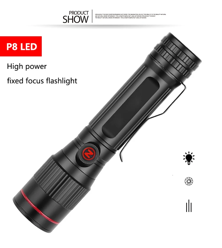 Brightest XHP90 Rechargeable LED Flashlight Powerful XHP70.2 Torch Super Waterproof Zoom Hunting Light Use 18650 or 26650 Battey