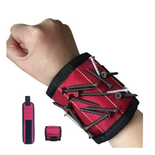 Bracelet magnétique de rangement, outil de poche, ceinture, sac de poche, vis, aide au travail, marqueur de rangement, bracelet magnétique, outil de bricolage en bois, nouveau 15