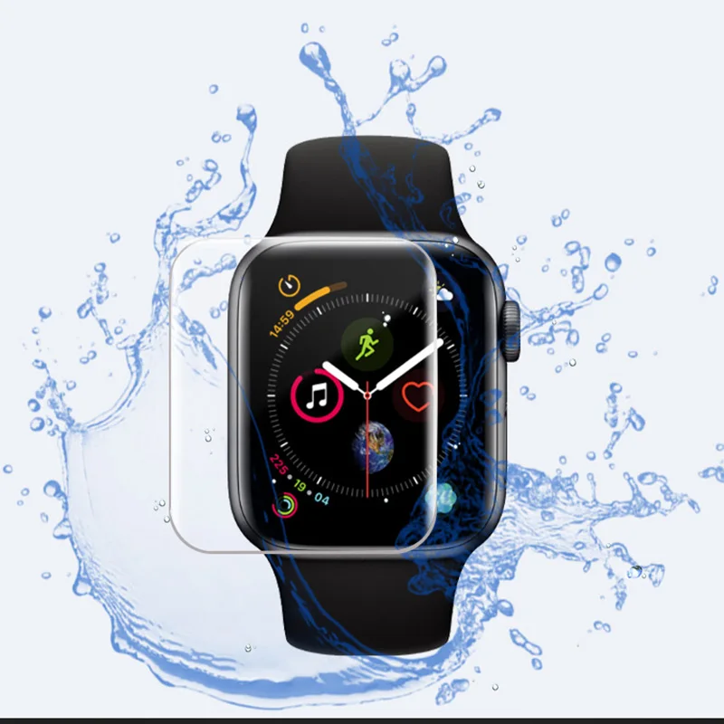 

2019 New 10D Full Cover Protector film For Apple Watch Screen Protector 40 44mm for i Watch 4 film Series 1/2/3/4 not glass film