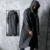 2020 new black fashion adult waterproof long men women raincoat hooded for big boy girl travel fishing climbing cycling