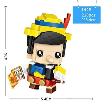 

LOZ Fairy Tales Pino mini diamond building block big head cartoon puppet bricks educational toys for children gifts