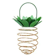 Светодиодный светильник для сада, солнечный свет, открытый декор, ананас, подвесной Сказочный светильник, Водонепроницаемый 24 светодиода для дома, пейзаж, Рождественская вечеринка