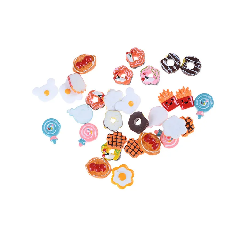 Милая мини-игрушка для игр фрукты еда торт конфеты гамбургеры печенье пончики