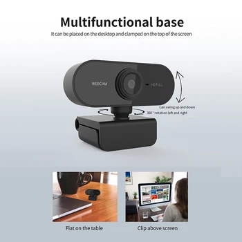 

720P HD Webcam Web Camera PC Computer Web Cameras USB Webcams With Mic For Teleconferencing Live Streaming