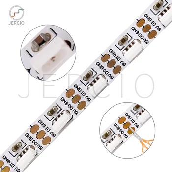 

ws2812b-N SMD LED strip light alike 4020 RGB pixel addressable controllable cuttable programmable for decorate lighting