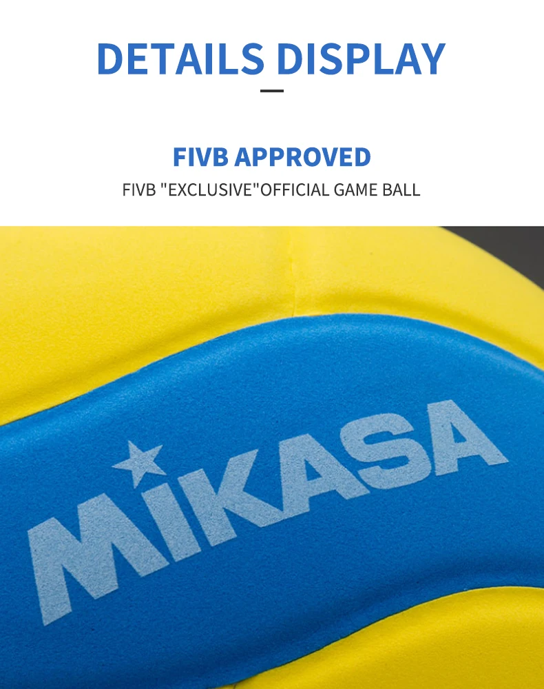 Original Mikasa Kids Volleyball VS170W FIVB Official Inspected EVA Sponge Material Child Soft Ball Mikasa Volleyball