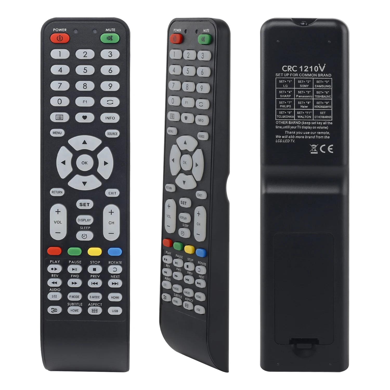 Universal TV Remote Controller For ISTAR-956 1699RC DAYTRON RC-A06 RC-A10 SNOWA-1029 K+-927 EN-31907 GHK-4421A GBTY-ONGOV59 | Электроника