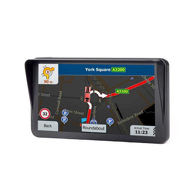 " дюймовый автомобильный gps-навигатор для грузовика Bluetooth AV-IN fm-передатчик с бесплатными картами Поддержка громкой связи камера заднего вида